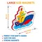 34 Foam Fridge Magnets for Toddlers 1 3 – Large Toddler Magnets – Fridge Magnets for Kids Refrigerator Magnets for Kids – Baby Magnets Magnets for Kids on Fridge